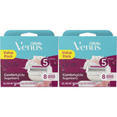 Main view of Gillette Venus ComfortGlide Sugarberry Razor Refills 8ct – 2 Pack